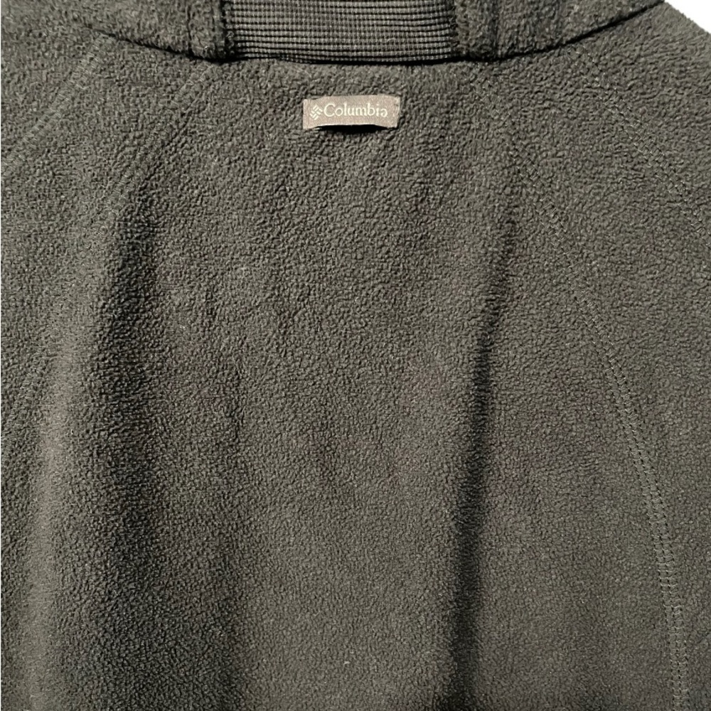 Columbia sweater|Columbia 1/4 Zip Fleece Pullover Black - Picture 4 of 5
